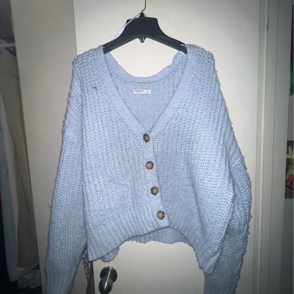 Cozy Blue Knit Sweater